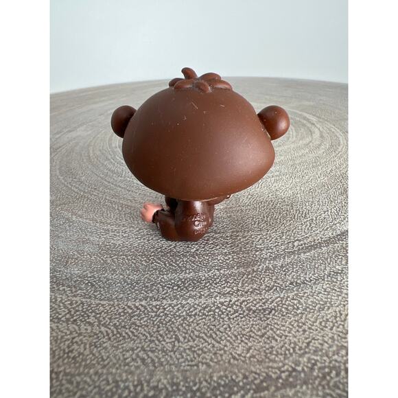 Littlest Pet Shop Chimpanzee #663 Yellow Splash Head Aqua Paint Splash Eyes - Picture 2 of 5